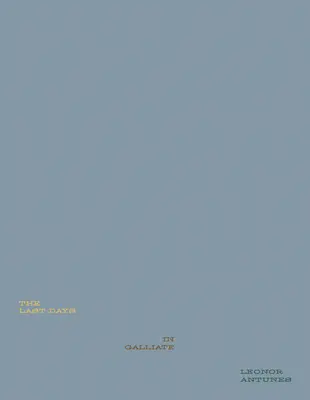 Leonor Antunes: Az utolsó napok Galliában - Leonor Antunes: The Last Days in Galliate