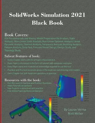 SolidWorks Simulation 2021 Black Book (Fekete könyv) - SolidWorks Simulation 2021 Black Book