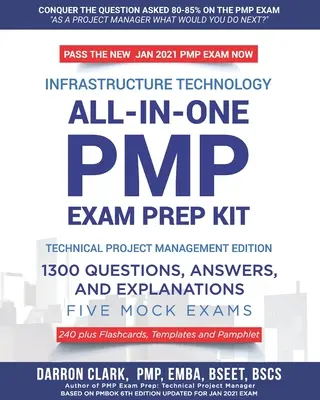 All-In-One PMP(R) EXAM PREP Kit,1300 kérdés, válaszok és magyarázatok, 240 plusz tanulókártyák, sablonok és füzet Frissítve a 2021. januári vizsgára: Based - All-In-One PMP(R) EXAM PREP Kit,1300 Question, Answers, and Explanations, 240 Plus Flashcards, Templates and Pamphlet Updated for Jan 2021 Exam: Based