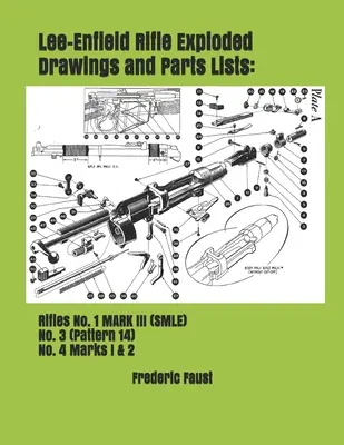 Lee-Enfield puska robbanórajzok és alkatrészjegyzékek: (SMLE) - 3. számú (14. minta) - 4. számú (I. és 2. minta) - Lee-Enfield Rifle Exploded Drawings and Parts Lists: Rifles No. 1 MARK III (SMLE) - No. 3 (Pattern 14) - No. 4 Marks I & 2