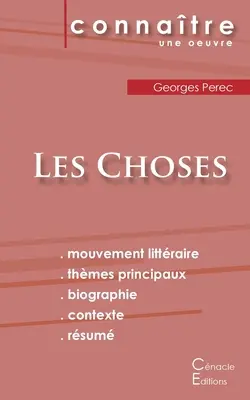 Fiche de lecture Les Choses de Georges Perec (Analyse littraire de rfrence et rsum complet)