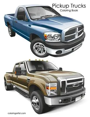 Pickup Trucks Omalovánky - Pickup Trucks Coloring Book