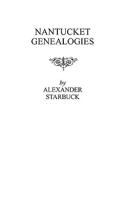 Nantucket Genealógiák - Nantucket Genealogies