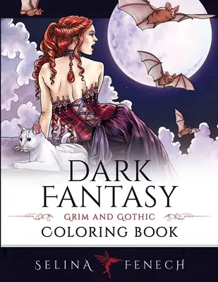 Sötét fantasy színezőkönyv - Dark Fantasy Coloring Book