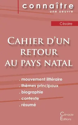 Fiche de lecture Cahier d'un retour au pays natal de Csaire (Analyse littraire de rfrence et rsum complet)