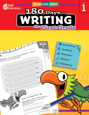 180 nap írás első osztályosoknak (spanyol): Gyakorlás, értékelés, diagnózis - 180 Days of Writing for First Grade (Spanish): Practice, Assess, Diagnose