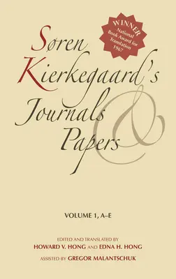 Sren Kierkegaard naplói és írásai, 1. kötet: A-E - Sren Kierkegaard's Journals and Papers, Volume 1: A-E