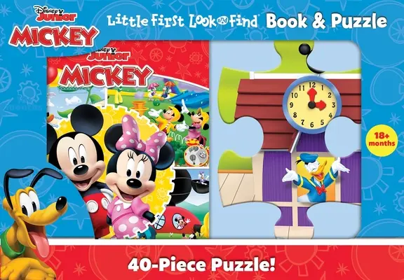 Disney Junior Mickey egér klubház: Kis első keresőkönyv és rejtvény - Disney Junior Mickey Mouse Clubhouse: Little First Look and Find Book & Puzzle