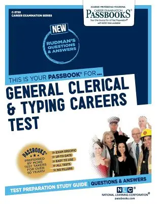 Általános irodai és gépírói pályaválasztási teszt, 3720. kötet - General Clerical & Typing Careers Test, 3720