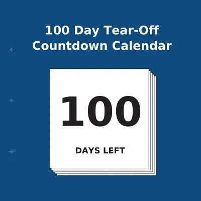 100 napos visszaszámláló naptár - 100 Day Tear-Off Countdown Calendar