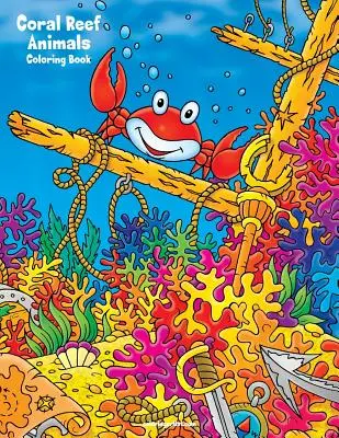 Korálový útes Zvířata Omalovánky - Coral Reef Animals Coloring Book