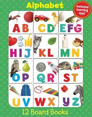 Alphabet (12 könyvből álló készlet és letölthető alkalmazás!) - Alphabet (12 Book Set & Downloadable App!)