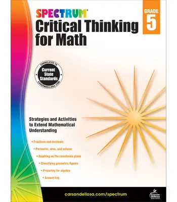 Spectrum Critical Thinking for Math, 5. évfolyam - Spectrum Critical Thinking for Math, Grade 5