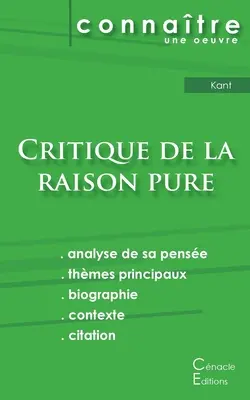 Fiche de lecture Critique de la raison pure de Kant (analyse littraire de rfrence et rsum complet)