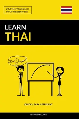 Thai nyelvtanulás - Gyors / Könnyű / Hatékony: 2000 kulcsszótár - Learn Thai - Quick / Easy / Efficient: 2000 Key Vocabularies