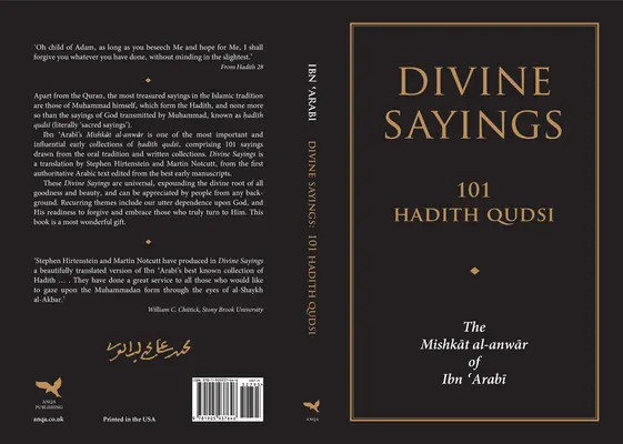 Isteni mondások: Qudsi: 101 hadísz: Ibn 'Arabi Mishkat Al-Anwar című könyve - Divine Sayings: 101 Hadith Qudsi: The Mishkat Al-Anwar of Ibn 'Arabi