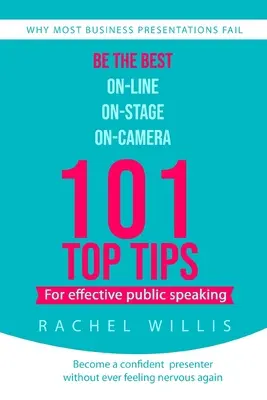 101 top tipp a hatékony nyilvános beszédhez: Légy a legjobb online; színpadon; kamerán keresztül - 101 Top Tips for Effective Public Speaking: Be the Best On-line; On-Stage; On-Camera