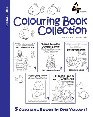 Ojibwe kifestőkönyv-gyűjtemény - Ojibwe Colouring Book Collection