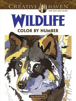 Creative Haven Wildlife Color by Number színezőkönyv - Creative Haven Wildlife Color by Number Coloring Book