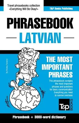 Angol-latviai nyelvkönyv és 3000 szavas aktuális szókincs - English-Latvian phrasebook & 3000-word topical vocabulary