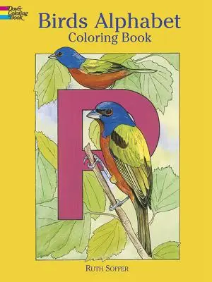 Madarak ábécé színező könyv - Birds Alphabet Coloring Book