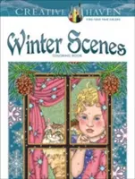 Creative Haven Téli tájak színezőkönyv - Creative Haven Winter Scenes Coloring Book