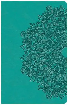 KJV Large Print Personal Size Reference Bible, Teal Leathertouch (KJV nagyméretű, személyre szabott nyomtatott referencia Biblia) - KJV Large Print Personal Size Reference Bible, Teal Leathertouch