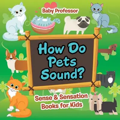 Hogyan hangzanak a háziállatok? - Érzékszervi és érzékszervi könyvek gyerekeknek - How Do Pets Sound? - Sense & Sensation Books for Kids