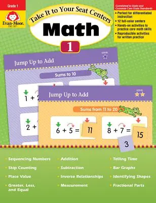 Take It to Your Seat Math Centers 1. osztály - Take It to Your Seat Math Centers Grade 1