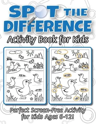 Spot the Difference Activity Book for Kids: (Ages 6-12) Spot 10 Differences in Every Spread! (Engage Books (Activities))