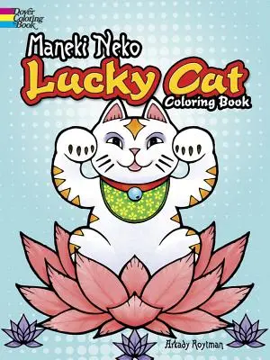 Maneki Neko Lucky Cat színezőkönyv - Maneki Neko Lucky Cat Coloring Book