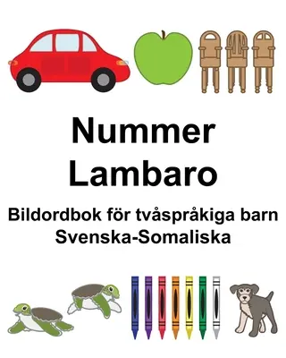 Svéd-szomáliai számok/Lambaro Gyermek kétnyelvű képeskönyv - Svenska-Somaliska Nummer/Lambaro Bildordbok fr tvsprkiga barn