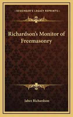 Richardson szabadkőművesség-monitorja - Richardson's Monitor of Freemasonry