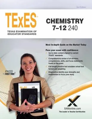 TExES Kémia 7-12 240 Tanári minősítés Tanulmányi útmutató Tesztelőkészítő tesztkönyv - TExES Chemistry 7-12 240 Teacher Certification Study Guide Test Prep