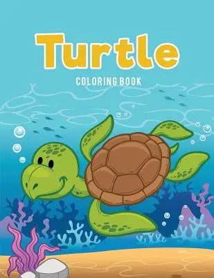 Teknős színező könyv - Turtle Coloring Book