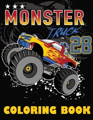 Monster Truck Coloring Book: Big Coloring Book for Boys and Girls