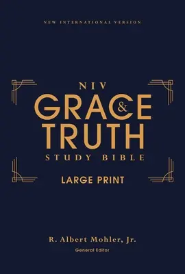 Niv, the Grace and Truth Study Bible, Large Print, Hardcover, Red Letter, Comfort Print