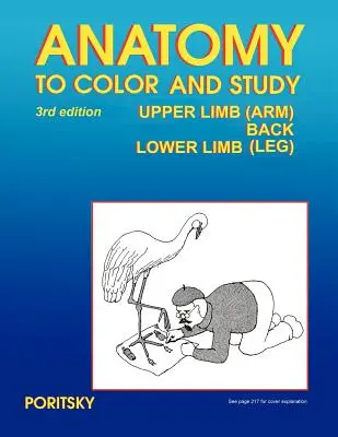 Anatómia színes és tanulmányozható felső és alsó végtagok 3. kiadás - Anatomy to Color and Study Upper and Lower Limbs 3rd Edition