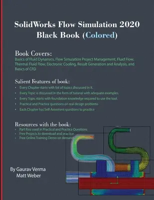 SolidWorks Flow Simulation 2020 Fekete könyv (színes) - SolidWorks Flow Simulation 2020 Black Book (Colored)