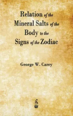 A test ásványi sói és az állatövi jegyek kapcsolata - Relation of the Mineral Salts of the Body to the Signs of the Zodiac