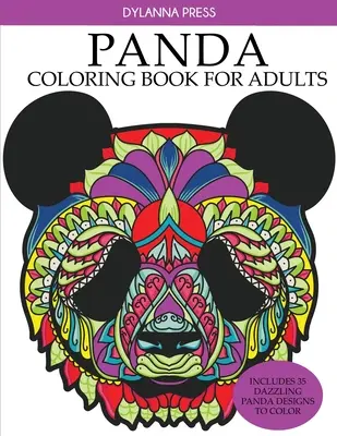 Panda színező könyv felnőtteknek - Panda Coloring Book for Adults