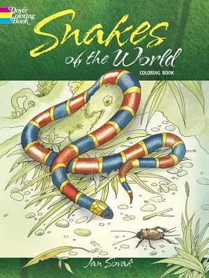 Kígyók a világ színező könyv - Snakes of the World Coloring Book