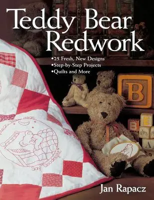 Teddy Bear Redwork