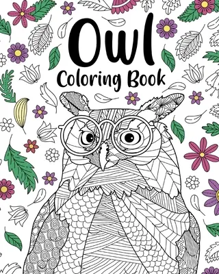 Bagoly színező könyv - Owl Coloring Book