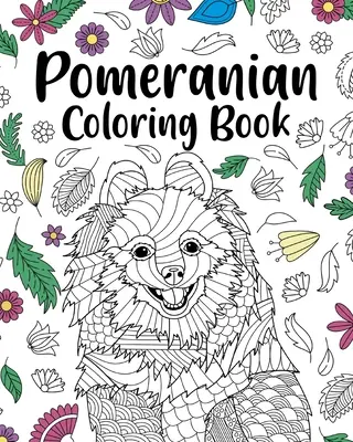 Pomerániai színező könyv - Pomeranian Coloring Book