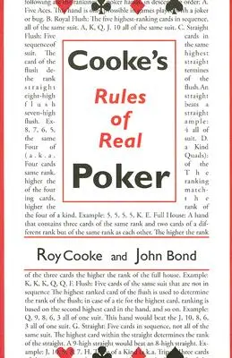 Cooke igazi póker szabályai - Cooke's Rules of Real Poker