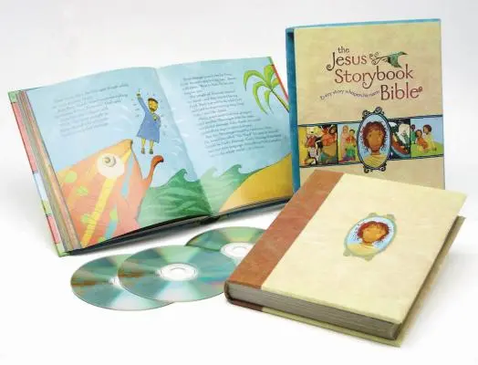 A Jézus mesekönyv Biblia Deluxe kiadás: CD-kkel [Együtt olvasható] - The Jesus Storybook Bible Deluxe Edition: With CDs [With Read Along]