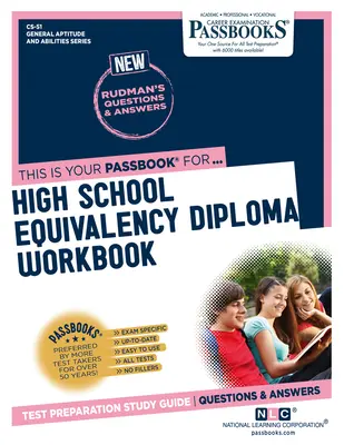 Középiskolai egyenértékű érettségi munkafüzet, 51. kötet - High School Equivalency Diploma Workbook, Volume 51