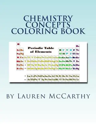 Kémiai fogalmak színezőkönyv - Chemistry Concepts Coloring Book