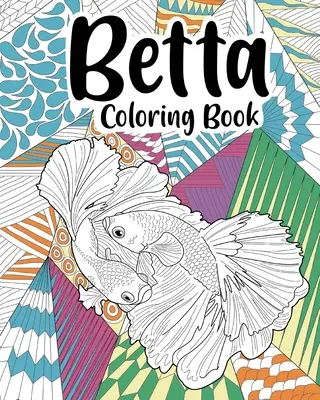 Betta színező könyv - Betta Coloring Book